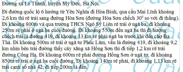 odau.info: Trung tâm dạy nghề huyện Mỹ Đức – cơ sở xã  Lê Thanh