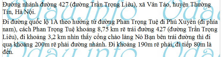 odau.info: Trường mẫu giáo Vân Tảo - xã Vân Tảo