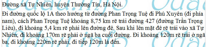 odau.info: trường cấp 1 Tự Nhiên, cơ sở 1 - xã Tự Nhiên