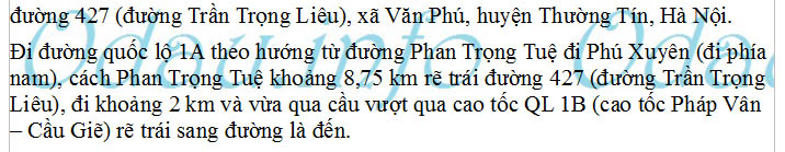 odau.info: Cụm công nghiệp Liên Phương - xã Văn Phú