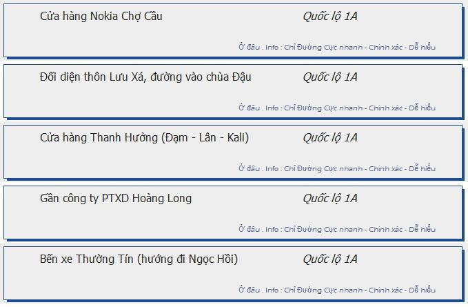 odau.info: lộ trình và tuyến phố đi qua của tuyến bus số 113 ở Hà Nội no08