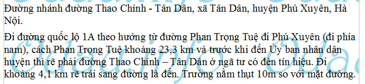 odau.info: trường cấp 1 Tân Dân - xã Tân Dân