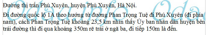 odau.info: ubnd, Đảng ủy, hdnd thị trấn Phú Xuyên