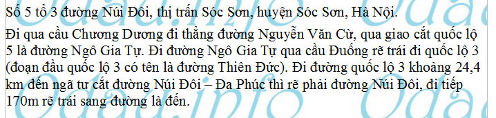 odau.info: Văn phòng thừa phát lại Đông Hà Nội - thị trấn Sóc Sơn