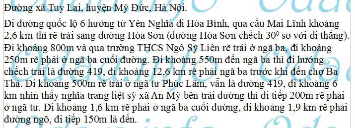 odau.info: Nhà thờ giáo họ Tuy Lai - xã Tuy Lai