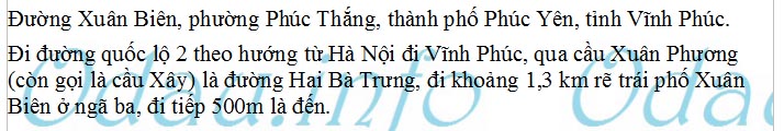 odau.info: Trường mẫu giáo Xuân Mai - P. Phúc Thắng