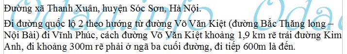 odau.info: Trường mẫu giáo Thanh Xuân - xã Thanh Xuân