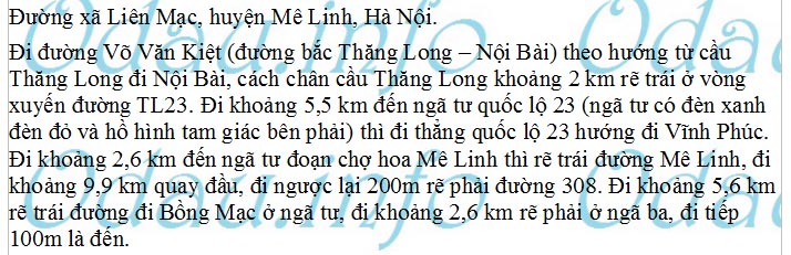 odau.info: Trường mẫu giáo Liên Mạc, khu vực Bồng Mạc - xã Liên Mạc