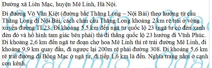 odau.info: Nghĩa trang liệt sỹ xã Liên Mạc - xã Liên Mạc