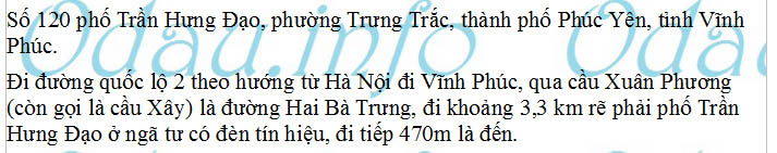 odau.info: Hội Thánh Tin lành Phúc Yên - P. Trưng Trắc