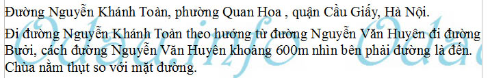 odau.info: Chùa Duệ Tú - phường Quan Hoa