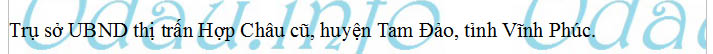 UBND xã Tam Đảo 
