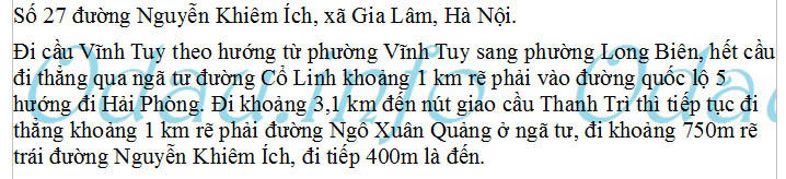 Ban Chỉ huy Phòng thủ TP. Hà Nội – khu vực 4 – Gia Lâm, cơ sở xã Gia Lâm 