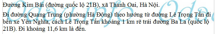Công an xã Thanh Oai 