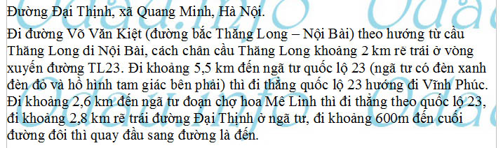 Trung tâm Chính trị Hà Nội khu vực Mê Linh 