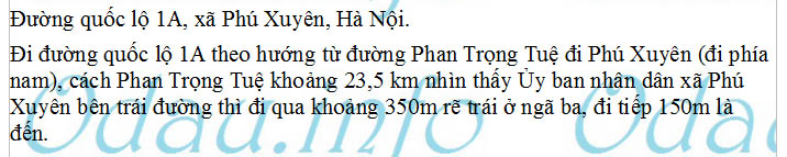 Trung tâm Chính trị Hà Nội khu vực Phú Xuyên 