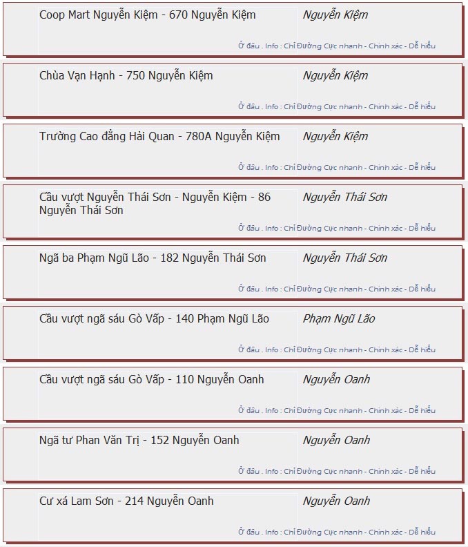 odau.info: lộ trình và tuyến phố đi qua của tuyến bus số 03 ở tp. Hồ Chí Minh no04