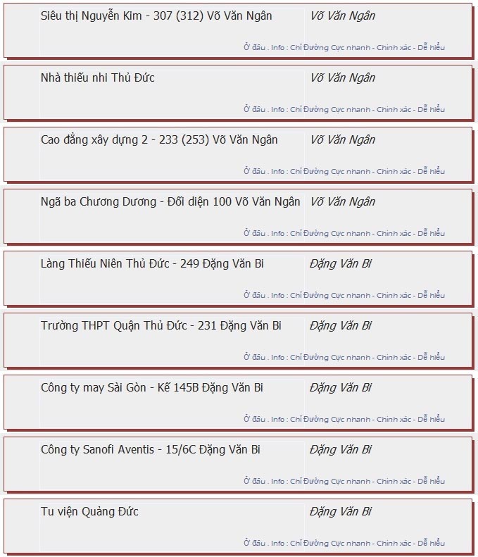 odau.info: lộ trình và tuyến phố đi qua của tuyến bus số 06 ở tp. Hồ Chí Minh no09