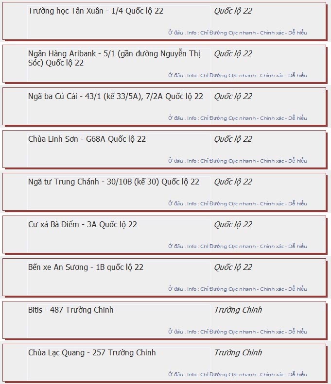 odau.info: lộ trình và tuyến phố đi qua của tuyến bus số 13 ở tp. Hồ Chí Minh no15
