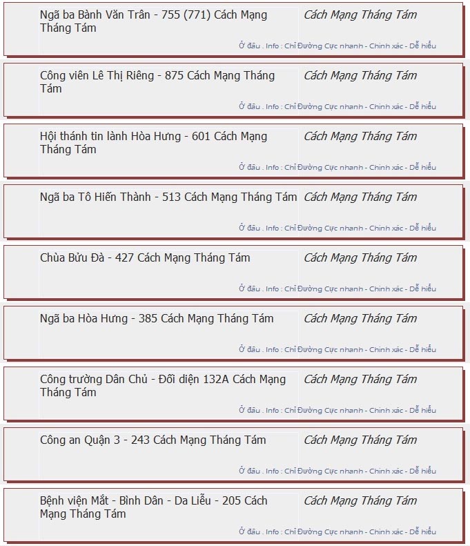 odau.info: lộ trình và tuyến phố đi qua của tuyến bus số 13 ở tp. Hồ Chí Minh no18
