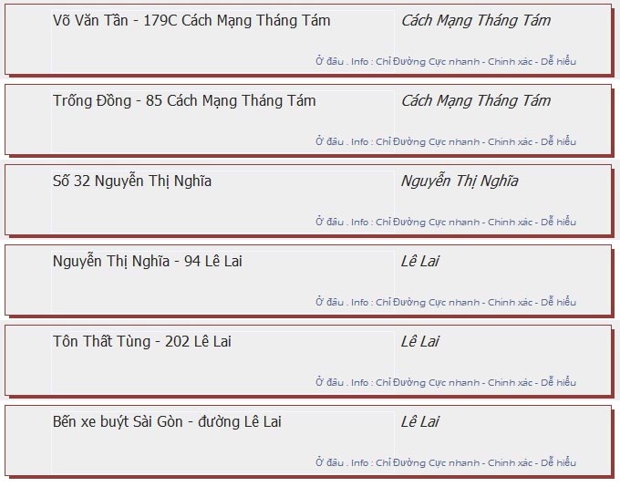 odau.info: lộ trình và tuyến phố đi qua của tuyến bus số 13 ở tp. Hồ Chí Minh no19