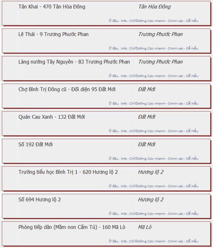 odau.info: lộ trình và tuyến phố đi qua của tuyến bus số 16 ở tp. Hồ Chí Minh no03