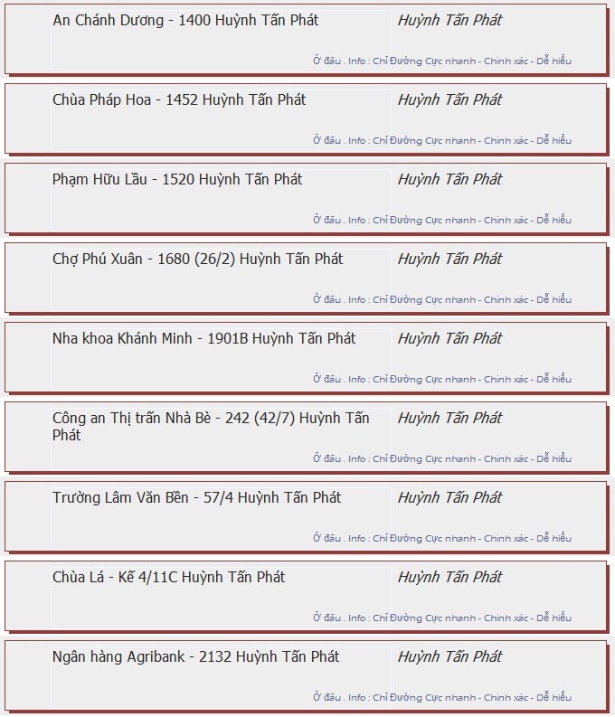 odau.info: lộ trình và tuyến phố đi qua của tuyến bus số 20 ở tp. Hồ Chí Minh no05