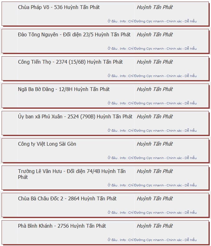 odau.info: lộ trình và tuyến phố đi qua của tuyến bus số 20 ở tp. Hồ Chí Minh no06
