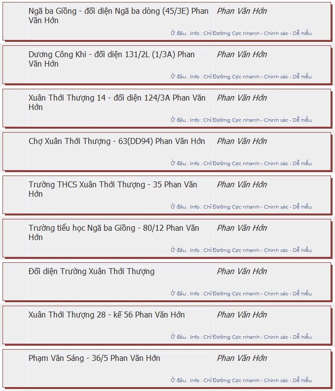 odau.info: lộ trình và tuyến phố đi qua của tuyến bus số 23 ở tp. Hồ Chí Minh no09