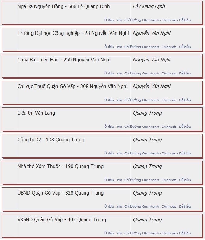 odau.info: lộ trình và tuyến phố đi qua của tuyến bus số 24 ở tp. Hồ Chí Minh no03