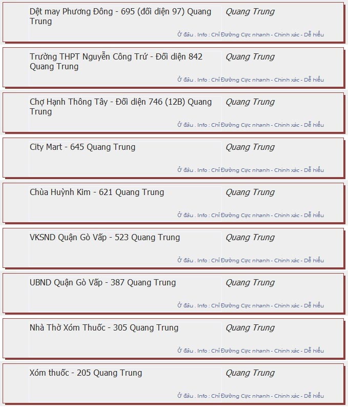 odau.info: lộ trình và tuyến phố đi qua của tuyến bus số 24 ở tp. Hồ Chí Minh no13