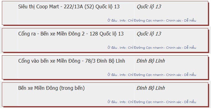 odau.info: lộ trình và tuyến phố đi qua của tuyến bus số 24 ở tp. Hồ Chí Minh no16