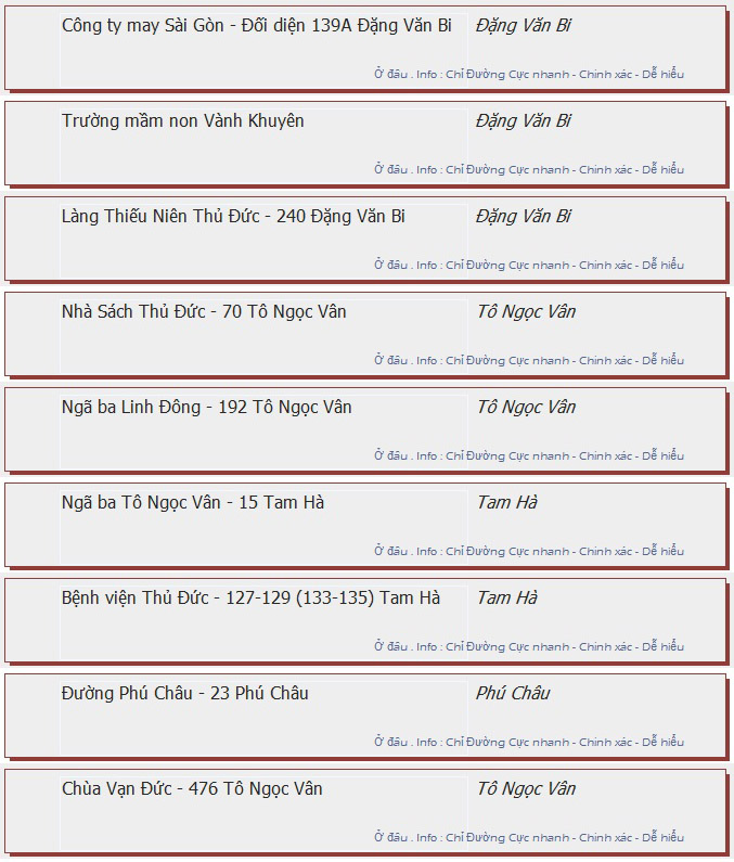 odau.info: lộ trình và tuyến phố đi qua của tuyến bus số 29 ở tp. Hồ Chí Minh no05
