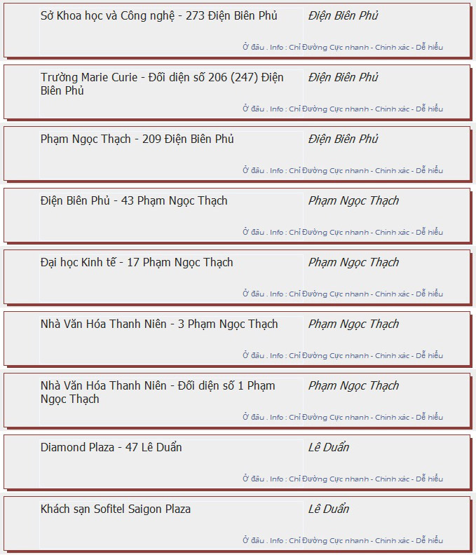odau.info: lộ trình và tuyến phố đi qua của tuyến bus số 30 ở tp. Hồ Chí Minh no05