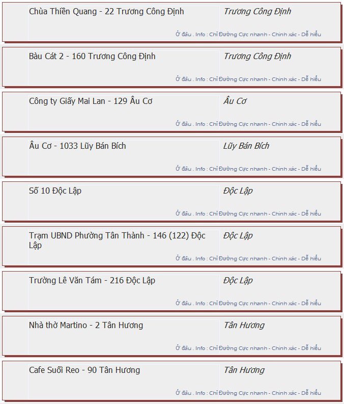 odau.info: lộ trình và tuyến phố đi qua của tuyến bus số 30 ở tp. Hồ Chí Minh no12