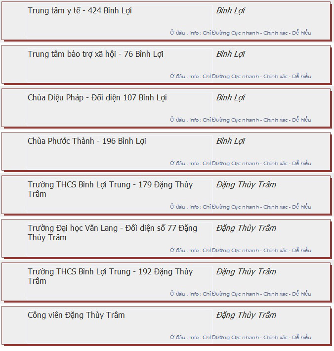 odau.info: lộ trình và tuyến phố đi qua của tuyến bus số 31 ở tp. Hồ Chí Minh no07