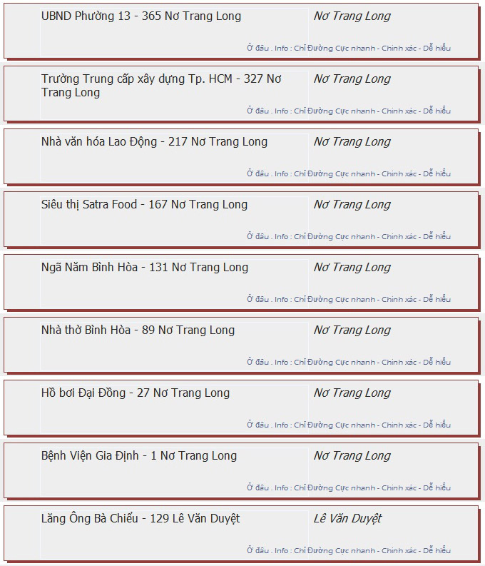 odau.info: lộ trình và tuyến phố đi qua của tuyến bus số 31 ở tp. Hồ Chí Minh no09