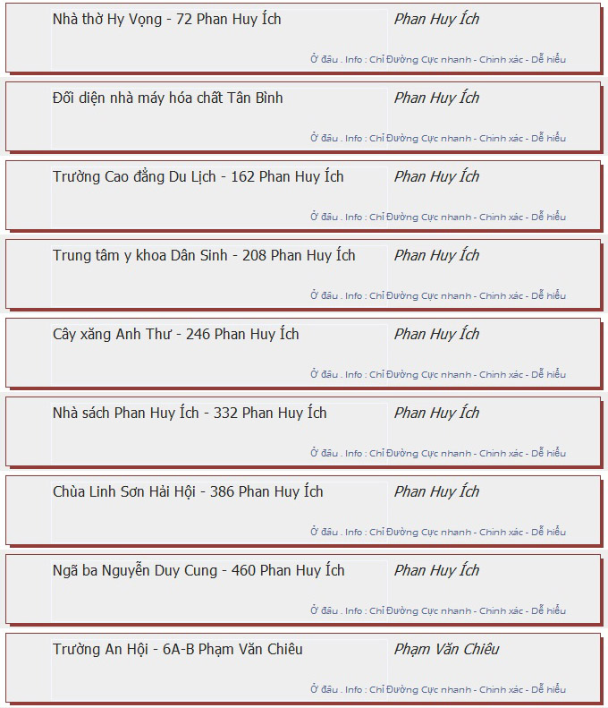 odau.info: lộ trình và tuyến phố đi qua của tuyến bus số 32 ở tp. Hồ Chí Minh no06