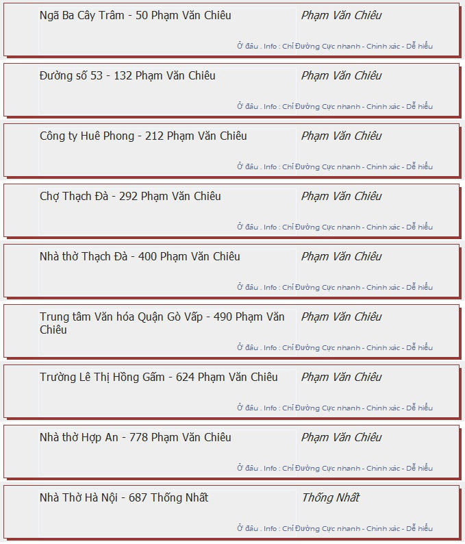 odau.info: lộ trình và tuyến phố đi qua của tuyến bus số 32 ở tp. Hồ Chí Minh no07