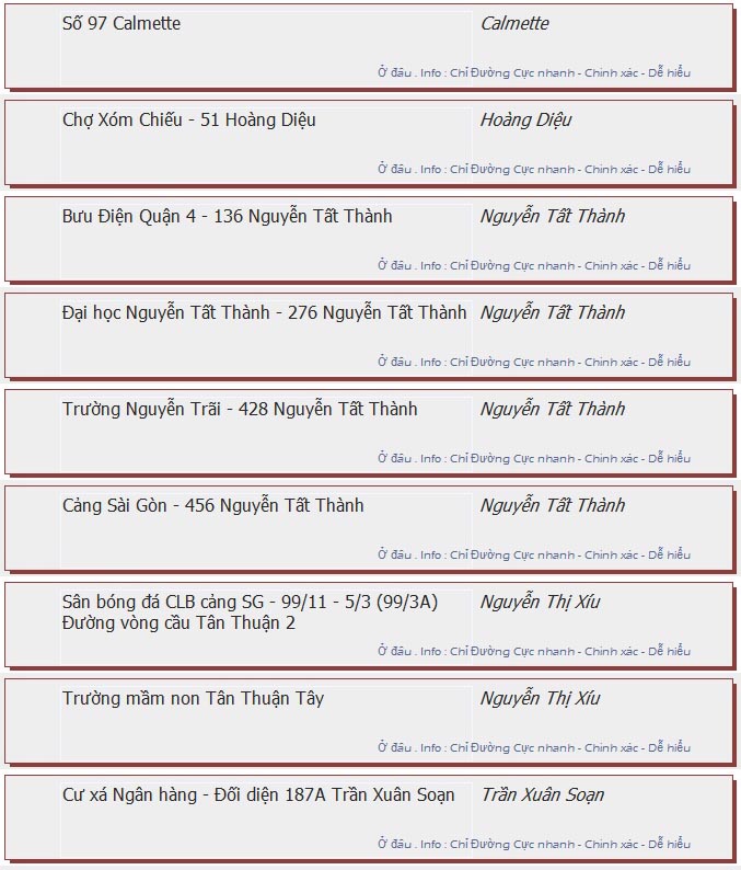 odau.info: lộ trình và tuyến phố đi qua của tuyến bus số 34 ở tp. Hồ Chí Minh no02