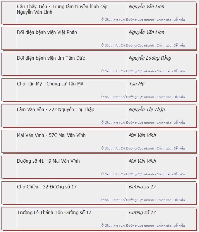 odau.info: lộ trình và tuyến phố đi qua của tuyến bus số 34 ở tp. Hồ Chí Minh no09