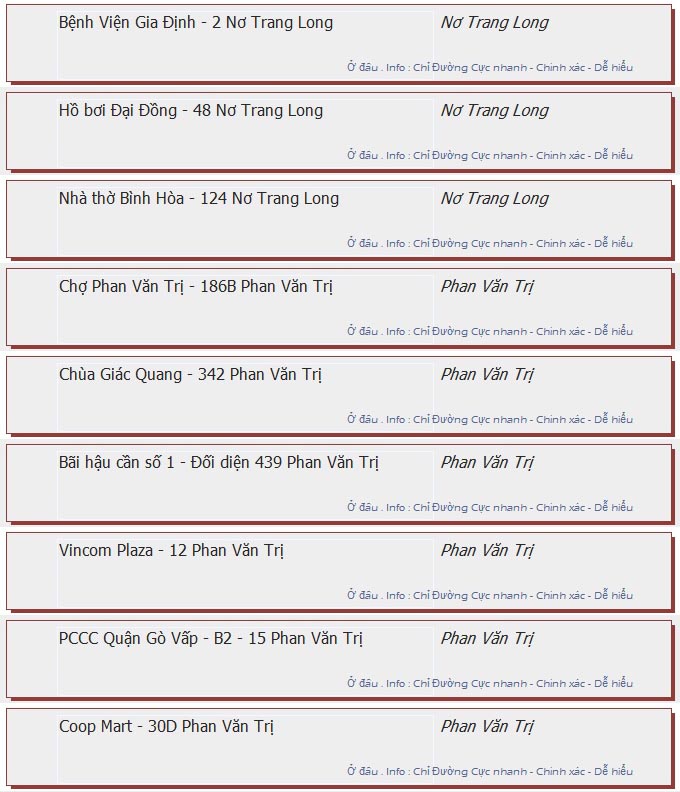 odau.info: lộ trình và tuyến phố đi qua của tuyến bus số 36 ở tp. Hồ Chí Minh no04