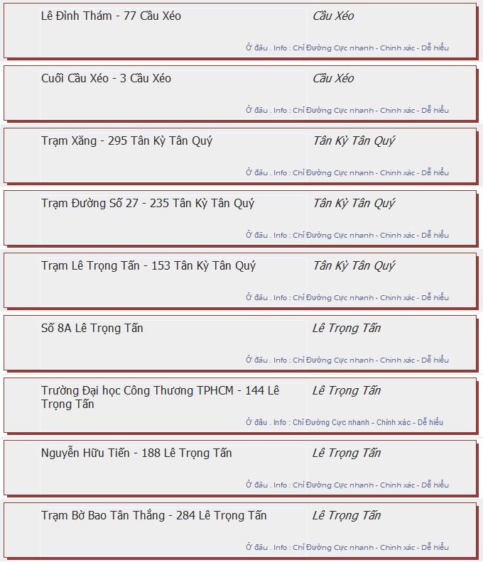odau.info: lộ trình và tuyến phố đi qua của tuyến bus số 41 ở tp. Hồ Chí Minh no05
