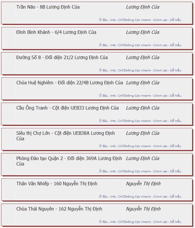 odau.info: lộ trình và tuyến phố đi qua của tuyến bus số 43 ở tp. Hồ Chí Minh no03