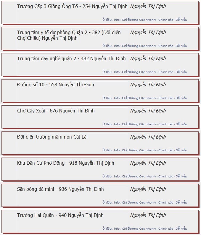 odau.info: lộ trình và tuyến phố đi qua của tuyến bus số 43 ở tp. Hồ Chí Minh no04