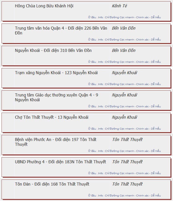 odau.info: lộ trình và tuyến phố đi qua của tuyến bus số 46 ở tp. Hồ Chí Minh no10