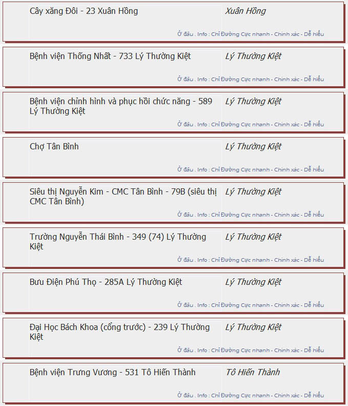 odau.info: lộ trình và tuyến phố đi qua của tuyến bus số 50 ở tp. Hồ Chí Minh no14