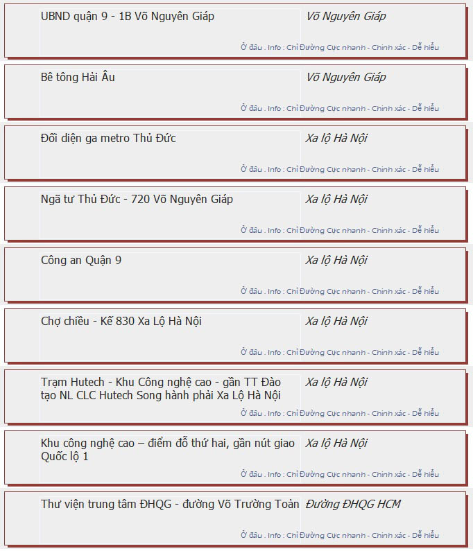 odau.info: lộ trình và tuyến phố đi qua của tuyến bus số 52 ở tp. Hồ Chí Minh no05