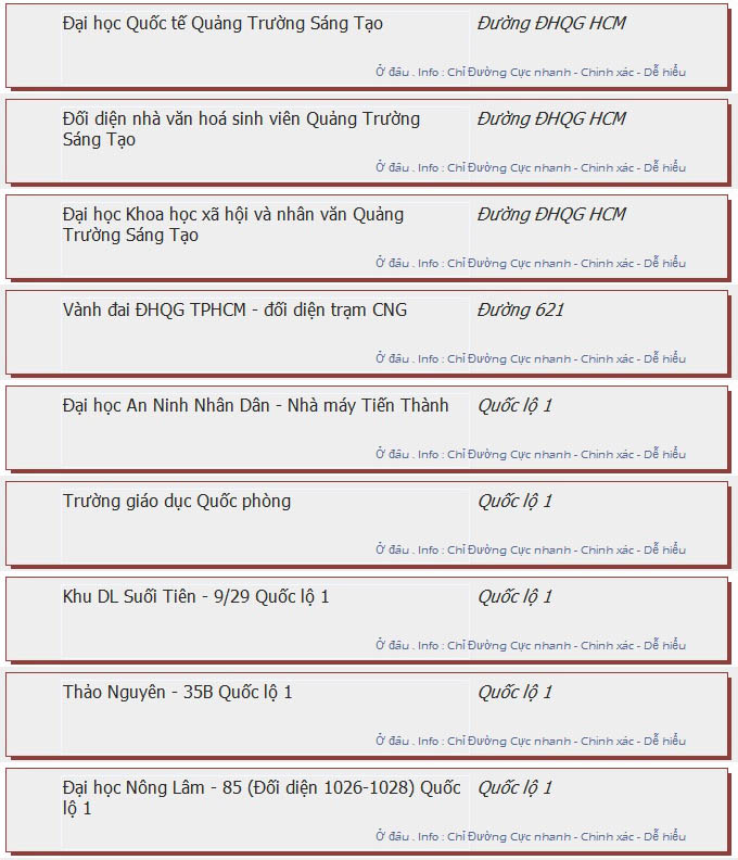 odau.info: lộ trình và tuyến phố đi qua của tuyến bus số 53 ở tp. Hồ Chí Minh no10