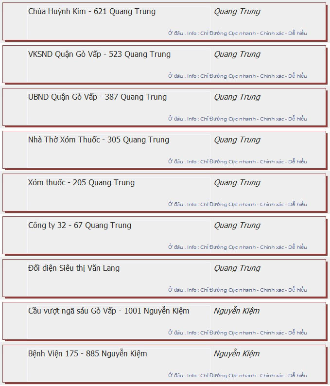 odau.info: lộ trình và tuyến phố đi qua của tuyến bus số 55 ở tp. Hồ Chí Minh no03